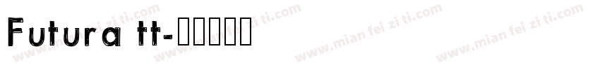 Futura tt字体转换